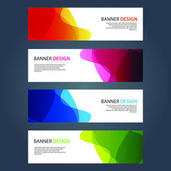 Vector Abstract design banner web template