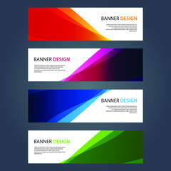 Vector Abstract design banner web template