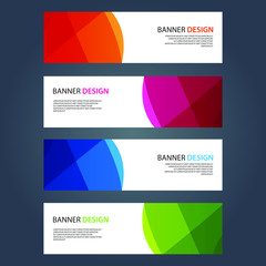 Vector Abstract design banner web template