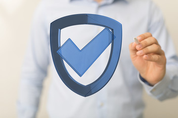 security data code digital in hand