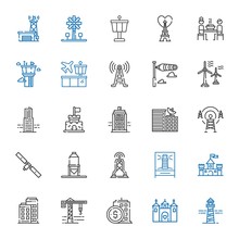 Tower Icons Set