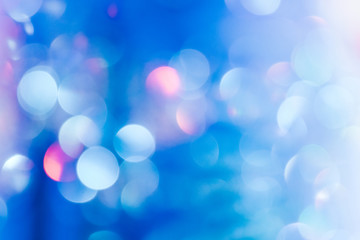 Defocused abstract colorful lights background. Bokeh light.