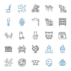 Sticker - cartoon icons set