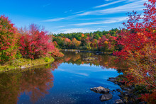 Ellsworth, Maine, During Autumn Leaves.