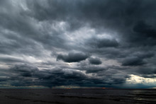 Dark Clouds Over Baltic Sea.