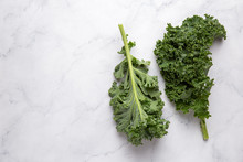 Fresh Green Organic Kale Leaves