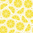 © photo-nuke - Fresh lemons background, hand drawn.