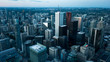 Aerial view of Downtown Toronto
