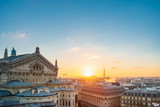 Fototapeta Paryż - PARIS, FRANCE - December 12, 2018: The Palais Garnier, which was built from 1861 to 1875 for the Paris Opera