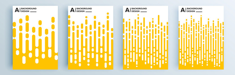 Modern abstract covers set, minimal covers design. Colorful geometric background, vector illustration.