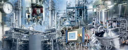 Fotografía Production in the chemical and pharmaceutical industry