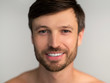 © Prostock-studio - Mature Man Smiling At Camera Posing Over White Background
