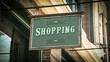 © Thomas Reimer - Street Sign to Shopping