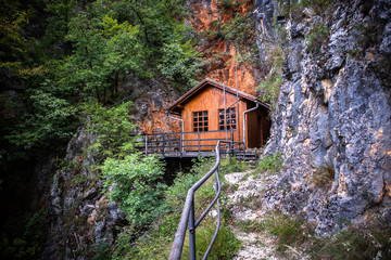 House of Josip Broz-Tito from WW2 in Drvar/Bosnia and Herzegovina, placed in cave