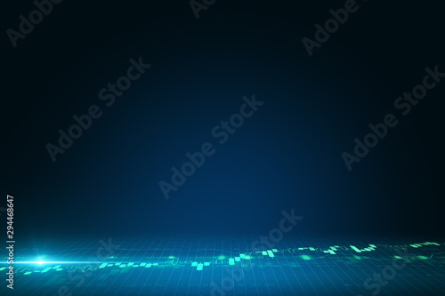 Blue digital texture