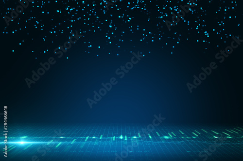 Blue digital wallpaper