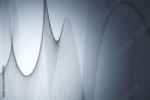 Creative polygonal wave background