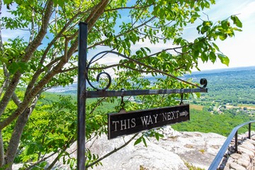 Wall Mural - USA.May 2019. See rock city gardens national park.