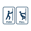 Push and Pull door sign
