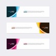 © Gariss - Modern vector banner web background abstract design template