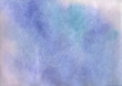 © Tania Milocevic - Watercolor background in blue and white colors. Raster abstract illustration for wallpaper. Hand drawn gradient painting.