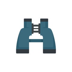 Canvas Print - Binoculars icon. Flat illustration of binoculars vector icon for web design