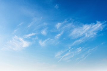 beauty blue sky with white clouds background