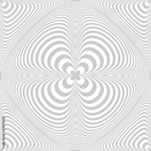 Seamless geometric op art pattern. Lines texture.