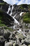 waterfall siklawa in Tatra mountains