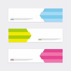 Wall Mural - modern vector banner web background abstract design template