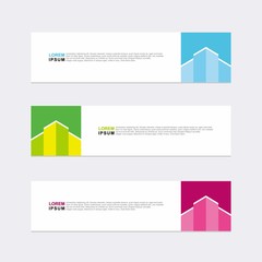 Wall Mural - modern vector banner web background abstract design template