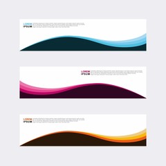 Wall Mural - modern vector banner web background abstract design template