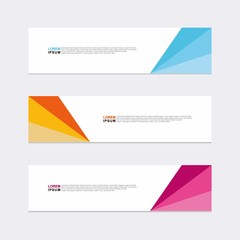 Wall Mural - modern vector banner web background abstract design template
