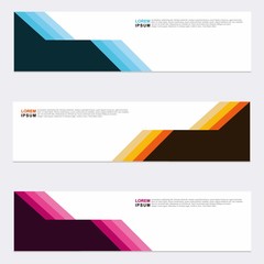 Wall Mural - modern vector banner web background abstract design template