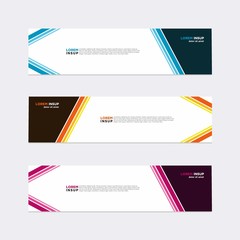 Wall Mural - modern vector banner web background abstract design template
