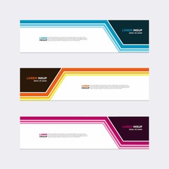 Wall Mural - modern vector banner web background abstract design template
