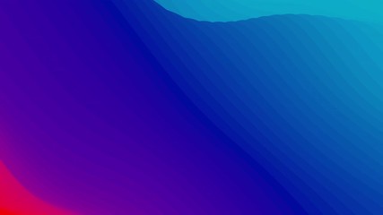 Wall Mural - looped animation. abstract colorful wavy background in bright red, blue and green colors. modern col