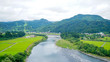 © ZUN - 新潟県十日町の春の田んぼと川
