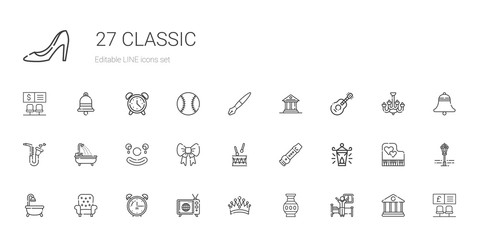 Sticker - classic icons set