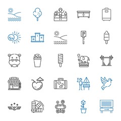 Wall Mural - logo icons set