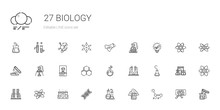 Biology Icons Set