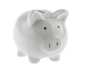 Wall Mural - Piggy bank isolated without shadow