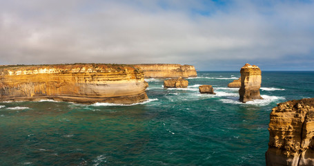 Wall Mural - Beautiful seaside view from Great ocean road, Port Campbell National Park, Victoria, Australia