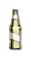 Poster - illustration of Beer bottle