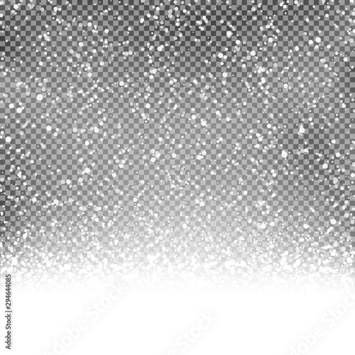 Fotomural snow flakes background with transparency