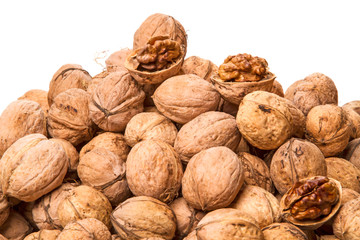 Poster - Pile of ripe walnuts