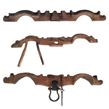 Bow Yoke For Oxen. Wooden Beam. Working In Pairs.To Yoke A Pair Of Oxen