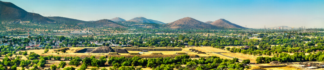 Fototapete - View of Teotihuacan in Mexico