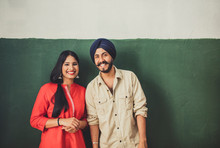 Portrait Of Young Indian Couple