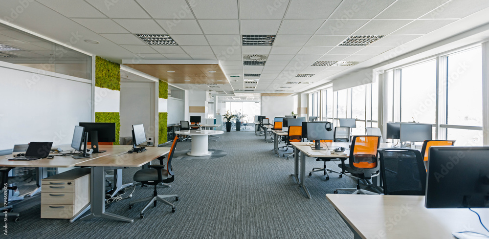 Open Space Office Stock Photo | Adobe Stock